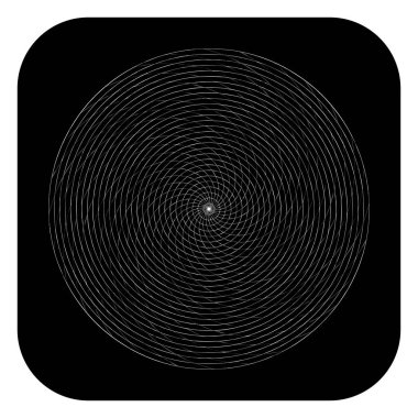 Soyut spiral, girdap ve dönme elementi. Volt, sarmal vektör