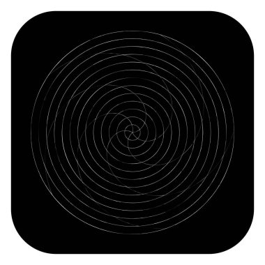 Soyut spiral, girdap ve dönme elementi. Volt, sarmal vektör