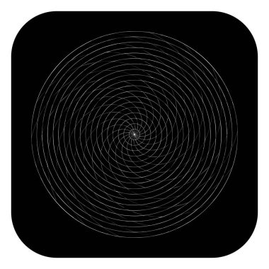 Soyut spiral, girdap ve dönme elementi. Volt, sarmal vektör