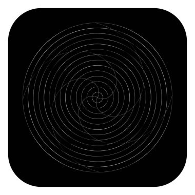 Soyut spiral, girdap ve dönme elementi. Volt, sarmal vektör