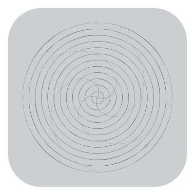 Soyut spiral, girdap ve dönme elementi. Volt, sarmal vektör