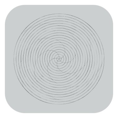 Soyut spiral, girdap ve dönme elementi. Volt, sarmal vektör