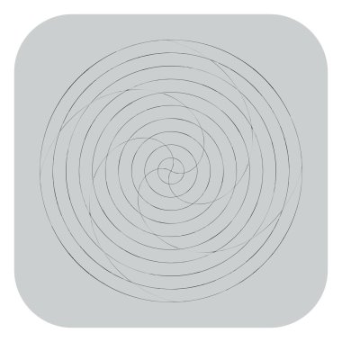 Soyut spiral, girdap ve dönme elementi. Volt, sarmal vektör