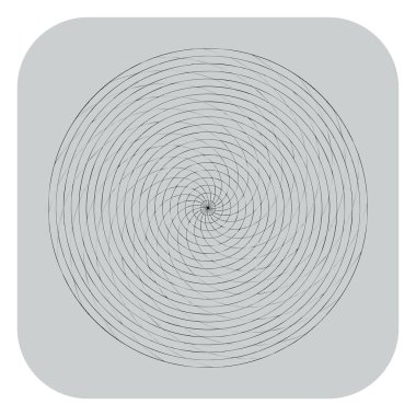 Soyut spiral, girdap ve dönme elementi. Volt, sarmal vektör