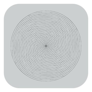 Soyut spiral, girdap ve dönme elementi. Volt, sarmal vektör