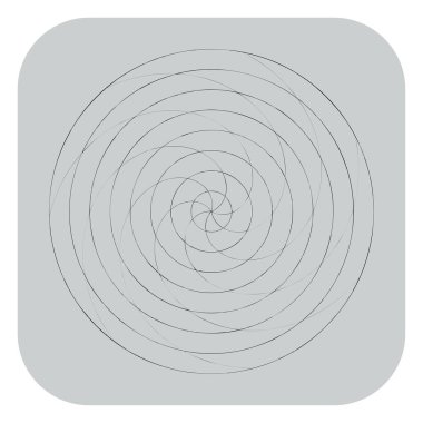 Soyut spiral, girdap ve dönme elementi. Volt, sarmal vektör