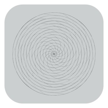 Soyut spiral, girdap ve dönme elementi. Volt, sarmal vektör