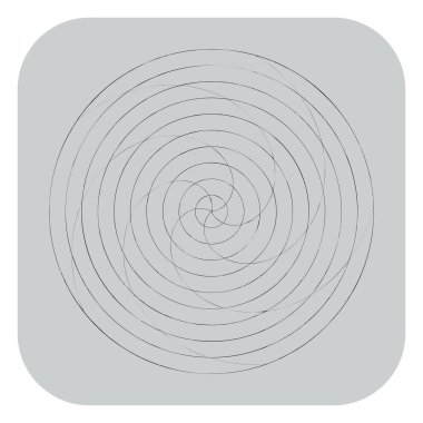 Soyut spiral, girdap ve dönme elementi. Volt, sarmal vektör