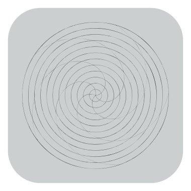 Soyut spiral, girdap ve dönme elementi. Volt, sarmal vektör