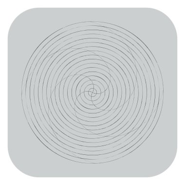 Soyut spiral, girdap ve dönme elementi. Volt, sarmal vektör