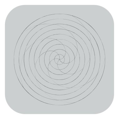 Soyut spiral, girdap ve dönme elementi. Volt, sarmal vektör