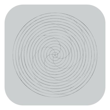 Soyut spiral, girdap ve dönme elementi. Volt, sarmal vektör