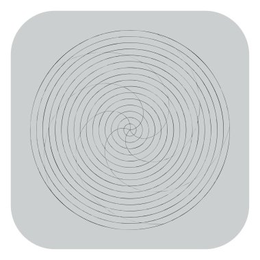 Soyut spiral, girdap ve dönme elementi. Volt, sarmal vektör