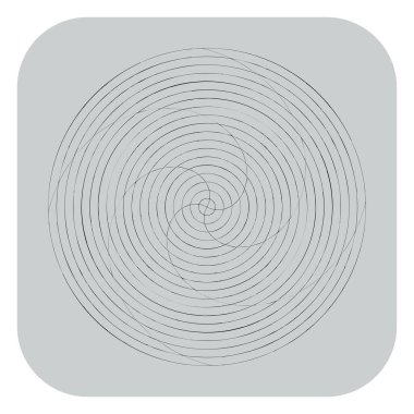 Soyut spiral, girdap ve dönme elementi. Volt, sarmal vektör