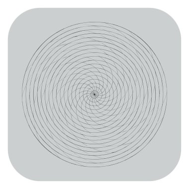 Soyut spiral, girdap ve dönme elementi. Volt, sarmal vektör