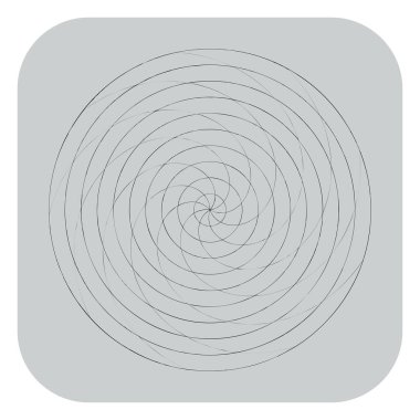 Soyut spiral, girdap ve dönme elementi. Volt, sarmal vektör