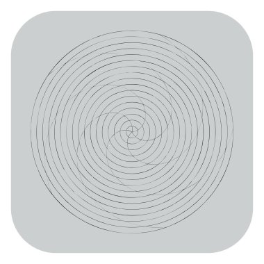 Soyut spiral, girdap ve dönme elementi. Volt, sarmal vektör