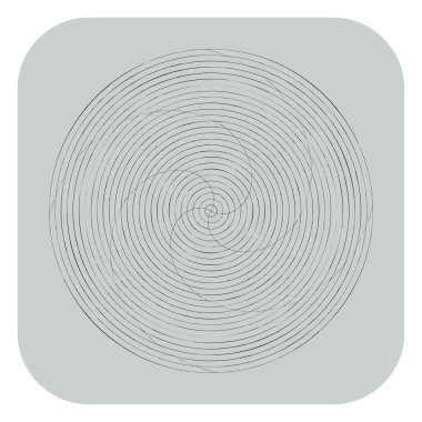 Soyut spiral, girdap ve dönme elementi. Volt, sarmal vektör