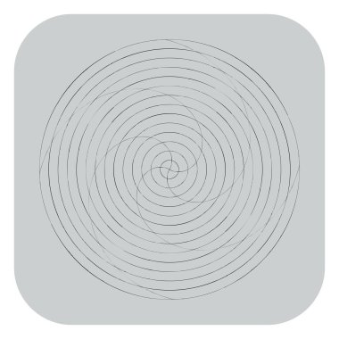 Soyut spiral, girdap ve dönme elementi. Volt, sarmal vektör