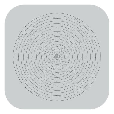 Soyut spiral, girdap ve dönme elementi. Volt, sarmal vektör