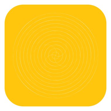 Abstract spiral, swirl and twirl element. Volute, helix vector