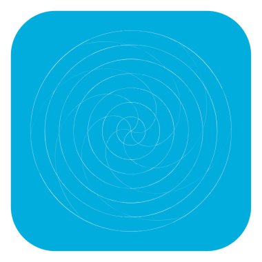 Soyut spiral, girdap ve dönme elementi. Volt, sarmal vektör