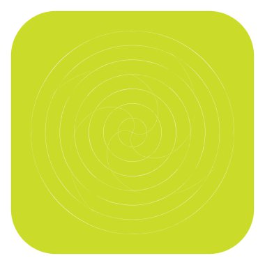 Soyut spiral, girdap ve dönme elementi. Volt, sarmal vektör