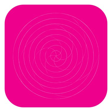 Soyut spiral, girdap ve dönme elementi. Volt, sarmal vektör