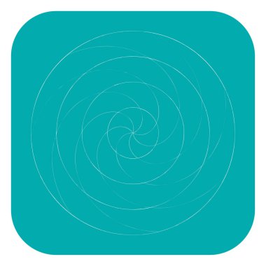 Soyut spiral, girdap ve dönme elementi. Volt, sarmal vektör