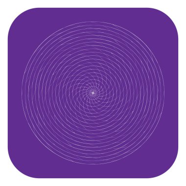 Soyut spiral, girdap ve dönme elementi. Volt, sarmal vektör