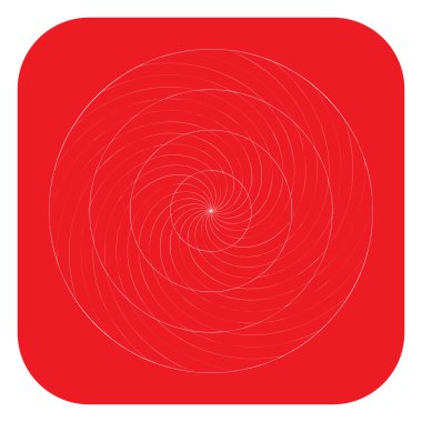 Soyut spiral, girdap ve dönme elementi. Volt, sarmal vektör