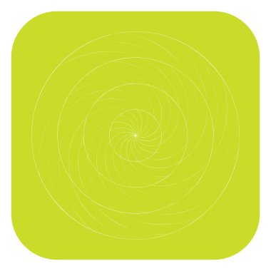 Soyut spiral, girdap ve dönme elementi. Volt, sarmal vektör