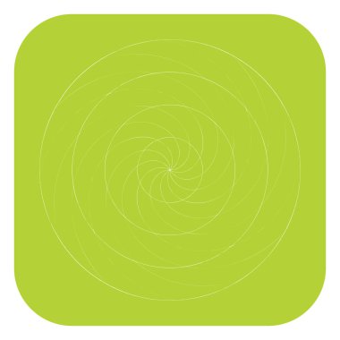 Soyut spiral, girdap ve dönme elementi. Volt, sarmal vektör