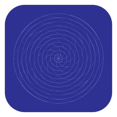 Soyut spiral, girdap ve dönme elementi. Volt, sarmal vektör