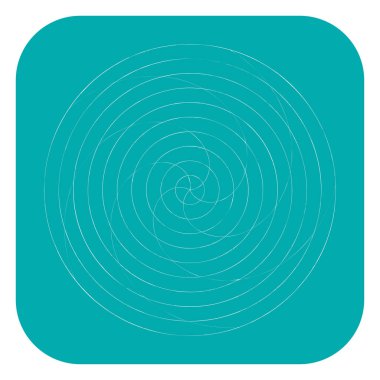 Soyut spiral, girdap ve dönme elementi. Volt, sarmal vektör