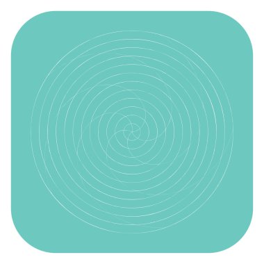 Soyut spiral, girdap ve dönme elementi. Volt, sarmal vektör