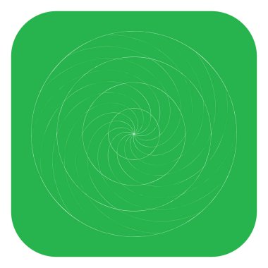 Soyut spiral, girdap ve dönme elementi. Volt, sarmal vektör