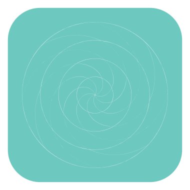 Soyut spiral, girdap ve dönme elementi. Volt, sarmal vektör