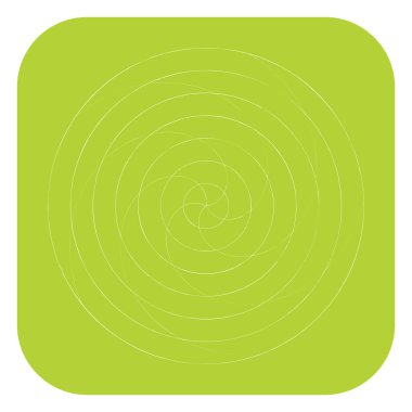 Soyut spiral, girdap ve dönme elementi. Volt, sarmal vektör