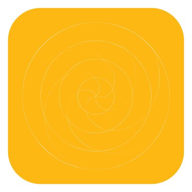 Soyut spiral, girdap ve dönme elementi. Volt, sarmal vektör