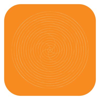 Soyut spiral, girdap ve dönme elementi. Volt, sarmal vektör