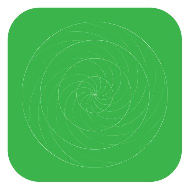 Soyut spiral, girdap ve dönme elementi. Volt, sarmal vektör