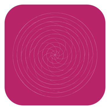 Soyut spiral, girdap ve dönme elementi. Volt, sarmal vektör