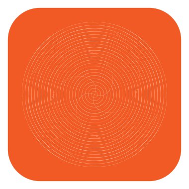 Soyut spiral, girdap ve dönme elementi. Volt, sarmal vektör