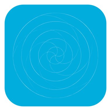 Soyut spiral, girdap ve dönme elementi. Volt, sarmal vektör