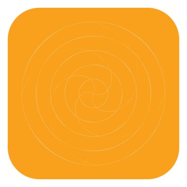 Soyut spiral, girdap ve dönme elementi. Volt, sarmal vektör