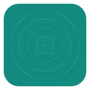 Soyut spiral, girdap ve dönme elementi. Volt, sarmal vektör