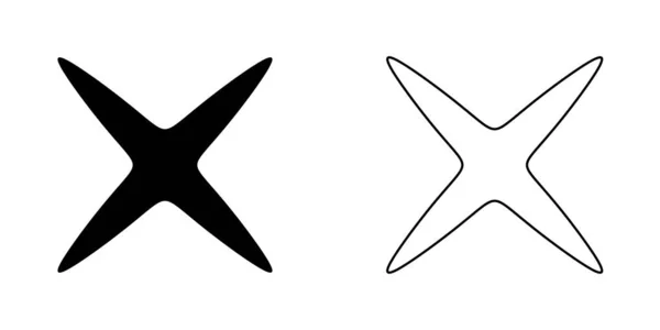 Abstract Geometric Icon Symbol Element Shape Stock Vector Illustration Clip — Stockový vektor