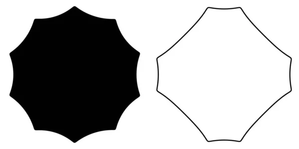 Abstract Geometric Icon Symbol Element Shape Stock Vector Illustration Clip — Stockvector