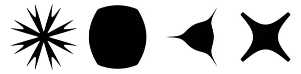 Abstract Geometric Icon Symbol Element Shape Stock Vector Illustration Clip — Wektor stockowy